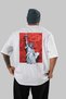 Statue of Liberty White Oversize Country City Back Printed Unisex T-Shirt 100% Cotton Premium - 2