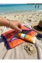 Thermal Insulated Waterproof Pilsa Beach Clutch - Orange (Purple Detail) - 4