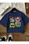 Garbage Monsters Printed Children's Cotton T-Shirt