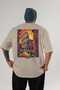 Colosseum Italy 5 Beige Oversize Country City Back Printed Unisex T-Shirt 100% Cotton Premium - 2
