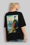 Rio De Janeiro Black Oversize Country City Back Printed Unisex T-Shirt 100% Cotton Premium - 4