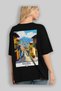 Bogota Colombia 2 Black Oversize Country City Back Printed Unisex T-Shirt 100% Cotton Premium - 4
