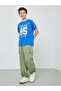 Boys Blue Graphic Print Mesh Sports T-Shirt - 2