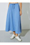 Blue Textured Shirt And Skirt Co-Ord Set - 5