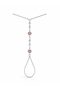 Silver Color Flower Pearl Steel Şahmeran Stainless Steel Colorfast Gift - 2