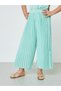 Girls Green Sleeveless Waistcoat And Pleated Trousers Set - 4