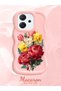 Oppo Reno 14F Compatible Case Camera Protector Pink Silicone Couple Phone Case Floral Pattern - 2