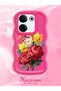 Tecno Camon 20 Pro 4g Compatible Case Camera Protector Red Silicone Couple Phone Case Floral Pattern - 2