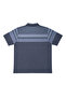 Melange Navy Blue Polo Collar Short Sleeve Wind T-Shirt M-L-Xl-2Xl - 5