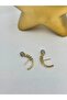 Topçuk Detailed Hoop Earrings (Brass Plated) - 2