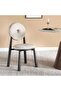 AARIN DINING CHAIR - BEIGE & BLACK