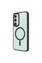 Galaxy S23 Fe Case Magsafe Transparent Back Face Camera Raised Silicone Gzst - 2