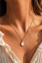 Elegant Stone Necklace, Minimalist Necklace