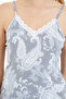 Women's 100% Viscose Bandana Floral Patterned Lace Rope Strap Shorts Set - 6