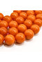 Premium Heated Baltic Amber Rosary 33 Beads 17mm Vibrant Orange Prayer Beads Tasbih 107g Red Silk Tassel - 5