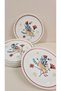 Kardelen Set of 6 Porcelain Cake Plates - 4