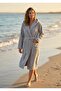 Hooded Bathrobe (Microcotton Towel)-(Length: between 120-130 cm) - 2