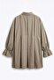 Shirt with Back Pleated Pockets Y0147 - Light Khaki - 4