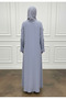 Serene Elegance Embellished A-Line Abaya-885 - 4