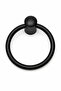 Cabinet Handle - Ring Handle - Matte Black Metal Sarkac Furniture Kitchen Drawer Door Handle