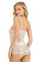 Women's Satin Rope Strap Lace Shorts Set Nightgown Home Wear - 2