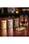 Cigar Lighter Torch Gas Refillable Windproof Lighter Jet Flame Gold - 3