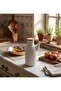 1 Liter White Porcelain Oil Pot & Vinegar Container – Stylish Design with Lid - 3