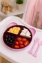 7 Piece Food Tray Set Food Plate Pink 6015 - 3