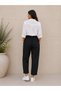 Women's Original Italian Full-Ligral Elastic Waist Sequined Trousers 44-48 - 2
