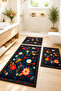 Rewol 60X100 50X60 50X60 3-Piece Bathroom Mat Set with Non-Slip Base