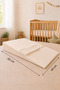 Liquid-Proof Zippered Baby Reflux Bed Pillow / Orthopedic Sponge 60X40 cm - 6