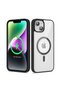 iPhone 14 Case Edges Slim Back Magsafe Camera Raised Silicone Tgco