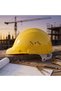 Work Safety Helmet - Yellow Color - Adjustable from the Back - No Hole Design - 2