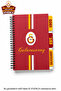New Season Licensed Cardboard Cover Spiral Planner Notepad with Vivenca and Bookmark