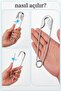 Large Size Safety Pin Hair Bun Clip - 7