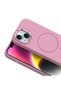 iPhone 14 Case Slim Magsafe Ring Camera Raised Silicone Omsy - 6