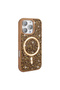 iPhone 16 Pro Max Case with Glitter Diamonds and Magsafe Camera Raised Silicone Omsy