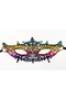 Colorful Lace Cut Rainbow Prom Mask - 2