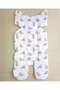 Junior Bunnies Sleepy Bunny Patterned Muslin Stroller Cushion |   100% Cotton Car Seat & Baby Carrier Cushion - 3