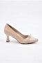 83541 Yanki Comfortable Stone Buckle Accessory 6 cm Heel Height Pointed Toe Women's Shoes - 5