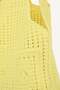 Women's Yellow Knitwear Shoulder Bag I4982Axns - 3