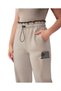 Women's High Waist Cargo Pocket Detailed Thick Fabric Jogger Sweatpants with Cuffed Cuffs - 6