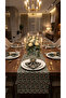 100% Cotton Special Patterned Rectangular Runner 40X130 - 4