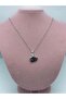 Steel Stone Swan Crispy Necklace