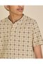 Senior Boys Beige Printed Mandarin Collar T-Shirt - 4