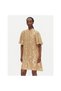Rochie cămașă de damă BBW4552 Bej - 3