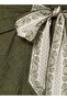 SIDE TIE DETAIL SHIRT DRESS - 2