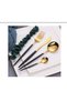 Mat Gold Cutlery Set 24 Pieces for 6 People (Dinnerware)