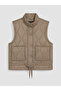 Quilted Oversize Women's Puffer Vest - 5