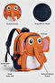 Bungle Cute 3D Elephant Motif Kindergarten, Nursery and Daycare Children's Backpack - Orthopedic & Lightweight - 5